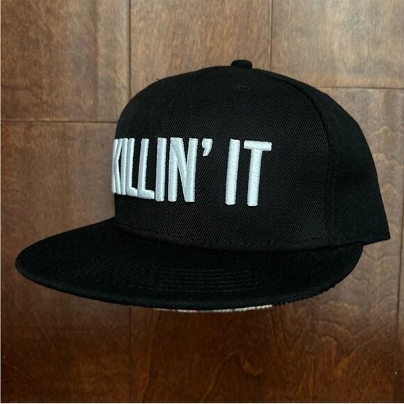 Jeffree Star Black Baseball Cap with White \'KILLIN\' IT\' Embroidery, NWOT main image 14